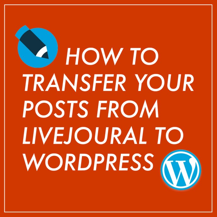 how to transfer for posts from livejournal to wordpress